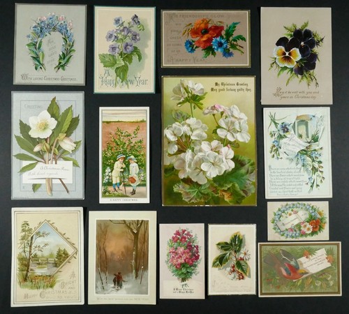 Antique scraps cards - antique,