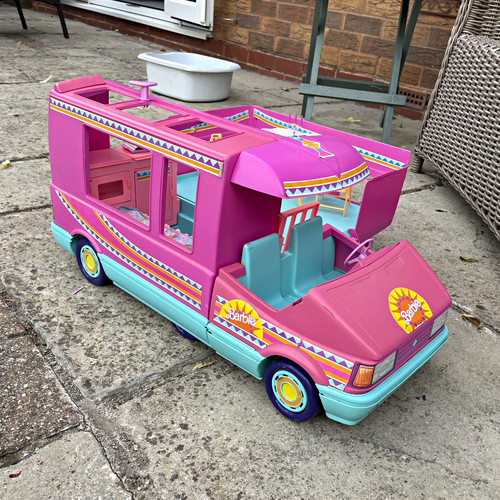 Barbie camper van vehicle - barbie,
