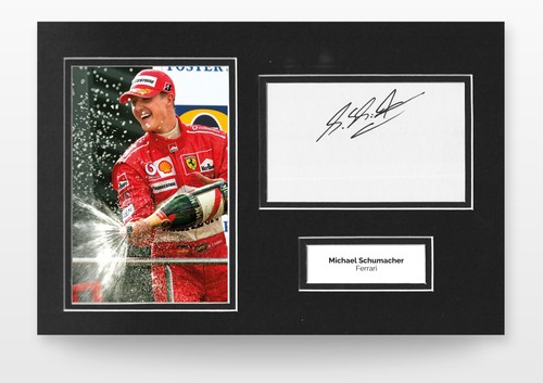Michael schumacher hand signed - schumacher, hand-signed