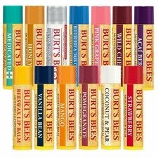 Burt's bees lip balm bundle of 5 lip balms mix and match from 30 Flavours