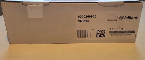 Vaillant vr92 heating - vaillant, vr92/3