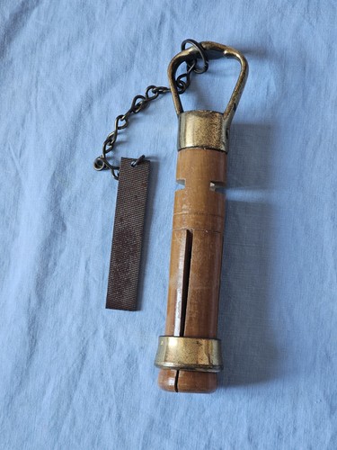 Vintage brass wood snooker - &,