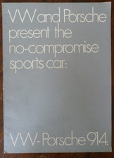 VW-Porsche 914 1970 UK market large format colour sales brochure