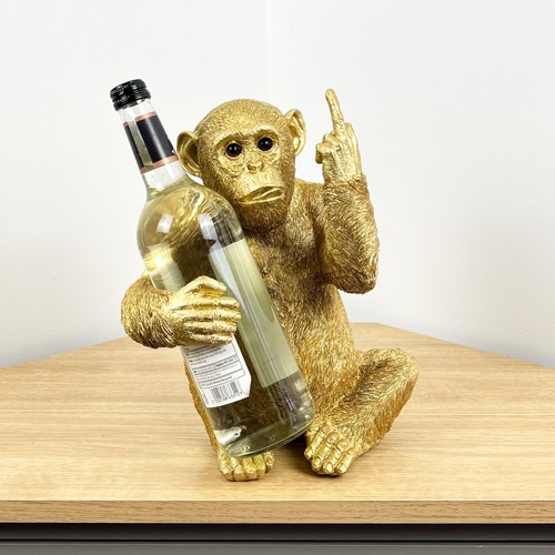 Single bottle wine holder - bottle, rack