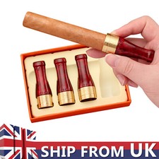 Galiner Portable Cigar Holder Mouthpiece Pure Copper 4 Size Pocket Cigar Nozzles