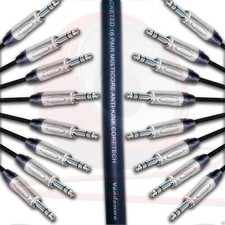 Van Damme & Neutrik Stage Snake. 2 4 8 12 16 Way Multicore Loom Cable. TRS Jacks