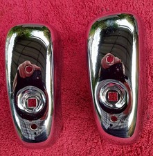 Triumph Stag MK1 MK2 Rechromed Original Pair Front or Rear Overriders Real Nice