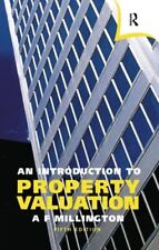 An Introduction to Property Valuation by Millington, Alan Paperback Book The