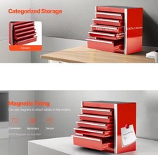 Metal tool box portable - 8.6",