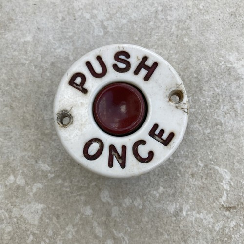 Bus bell push once classic - 'push, once'