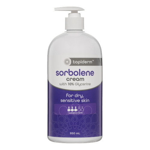 Topiderm sorbolene cream 950ml - sorbolene,