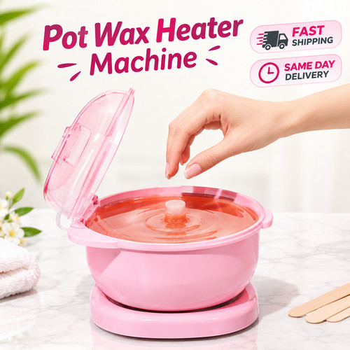 Foldable silicone paraffin - paraffin, pot