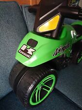  Kids Toddler My First Push sit On Motorcycle Outdoor Toy Green Kawazaki 