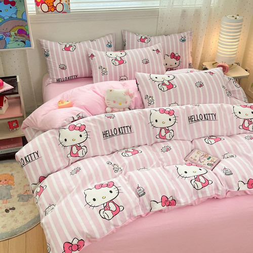 Hello kitty comforter cover - kitty,