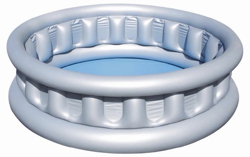Grey bestway swimming pool - swimming,