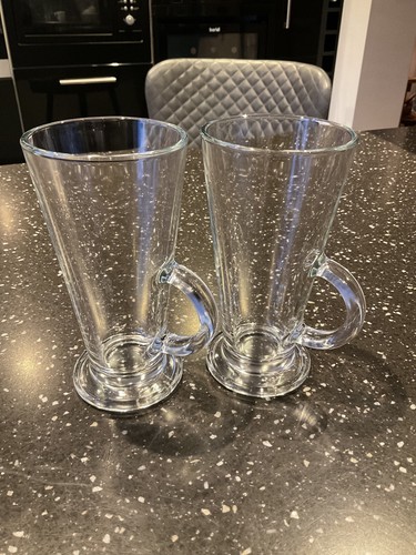 Latte glasses tall - tall, clear
