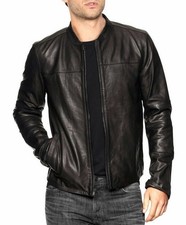 Classic Style Men Black Biker