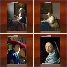 Johannes Vermeer A5 Art Print