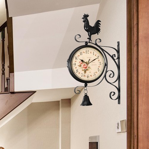 Double sided wall clock - clock, 360