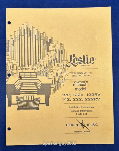 Original leslie speaker model - original,