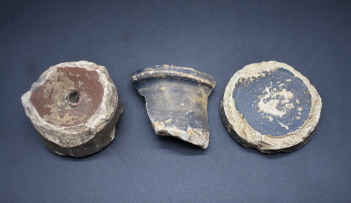 Group medieval pottery - of,