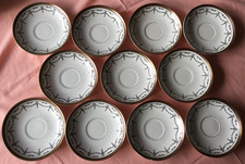 11 Vintage Phoenix English China Ware Saucers - 14cm