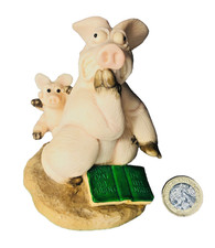 Ornament Pig Piggin Scared