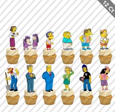 Simpsons Cupcake Topper Cake