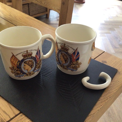 Coronation mugs - coronation,
