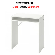 IKEA TORALD Desk White 65x40cm