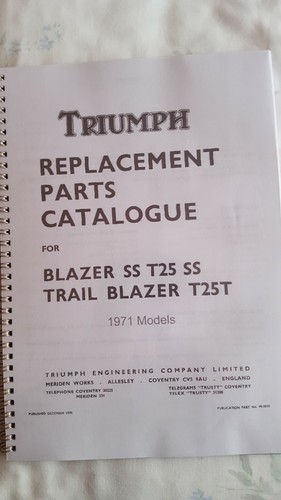 Triumph 250 blazer t25 - blazer, ss