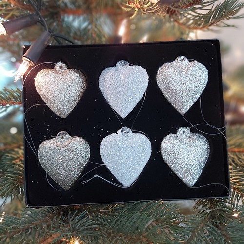 Bnib set glittered glass - 6,