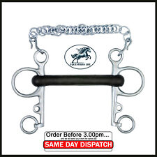 Hard Rubber Mouth Pelham Bit