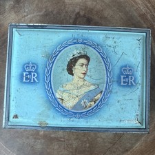 Capstan Cigarettes Tin - WD & HO Wills - Coronation of Queen Elizabeth II 1953