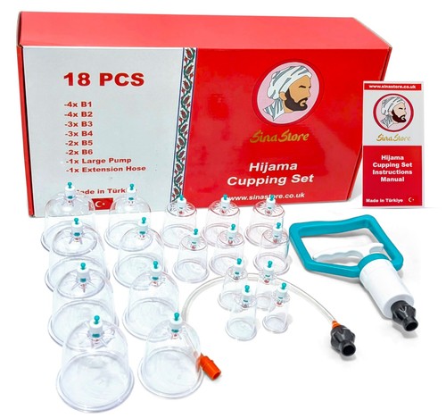 Pcs hijama cupping vacuum - 18,