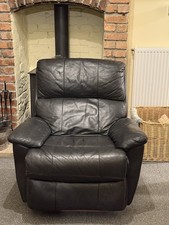 Black Leather Rocking Recliner