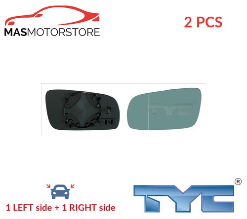 Rear view mirror glass - view, pair