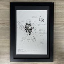 ADEPTUS ARBITES FRAMED ART JES GOODWIN IMPERIAL JUDGE CONCEPT WARHAMMER 40K