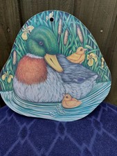 Vintage Cloverleaf Duck & Ducklings Melamine Chopping Board