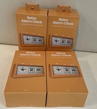 Pack Of 4 Retro Analog Alarm