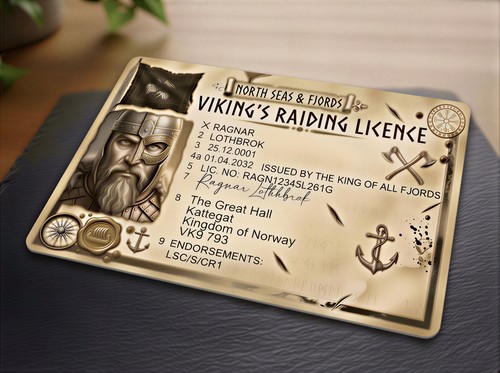 Vikings raiding licence - licence,