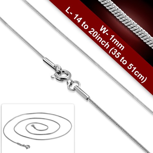 1mm thin snake chain non - snake,