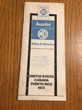 Austin MG 1973 Distributors