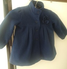 Navy blue girls coat H&M Size