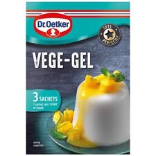 Vegetarian Vegan Gelatine Gelatin Dr. Oetker Vege-Gel Mousse Sachet 3 x 6.5g