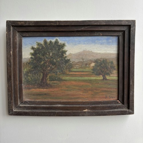 Refined landscape oil painting - refined,