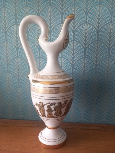 Vintage handmade greek ewer - vintage,