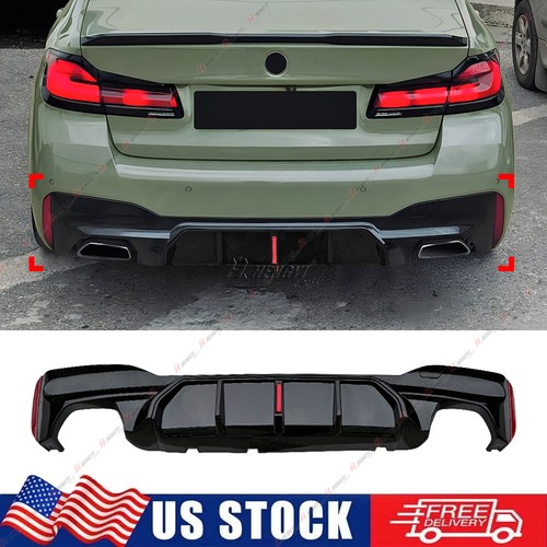 Rear diffuser led gloss - rear,