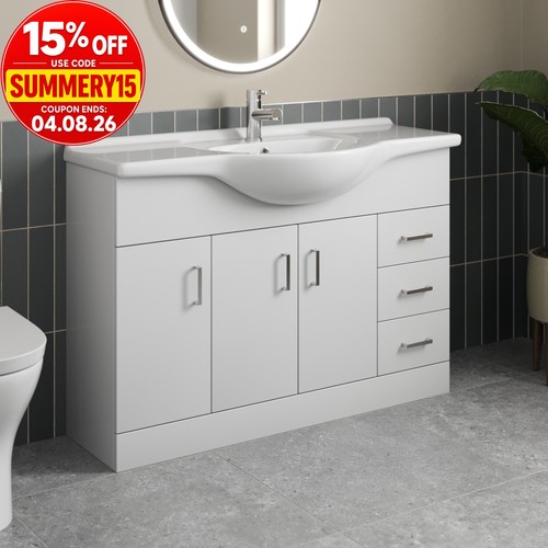 Freestanding vanity unit - freestanding, basin