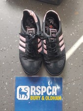 Adidas Dragons Size UK 5 Black Pink Strip.